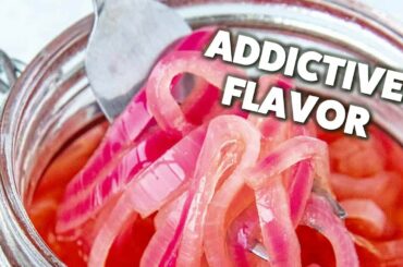 Pickled Red Onions are Always in my Fridge