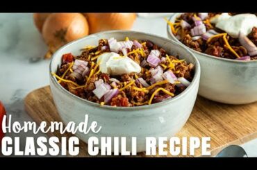 Chuck's Classic Chili Recipe (Step-by-Step) | Chili-recipe.net