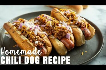 Chuck's Chili Dog Recipe (Step-by-Step) | Chili-recipe.net