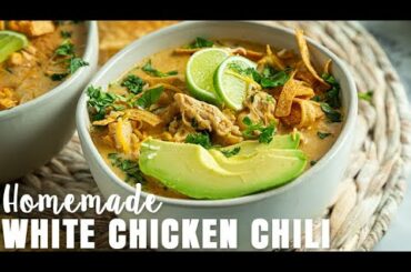 Chuck's Classic White Chicken Chili Recipe (Step-by-Step) | Chili-recipe.net