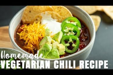 Chuck's Vegetarian Chili Recipe (Step-by-Step) | Chili-recipe.net