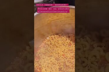 Chili Cheese Beefaroni #shorts #butcherbox