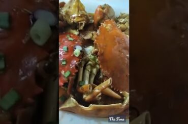 Chili crab, steamed fish for dinner #shorts#makan#food#steamed#fish#chili#crab#yummy#malaysia