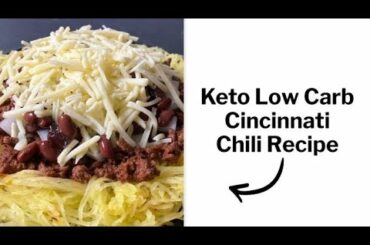 Low Carb Keto Cincinnati Chili Recipe (Skyline Chili)