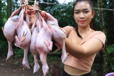 Yummy cooking fried quail with chili sauce recipe