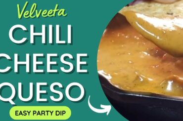VELVEETA CHILI CHEESE DIP | Easy 10 Minute Recipe