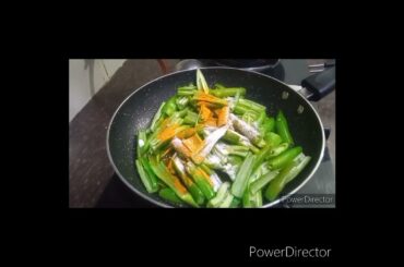 Instant green chili pickal