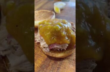 Green Chili Pork Sandwich Special