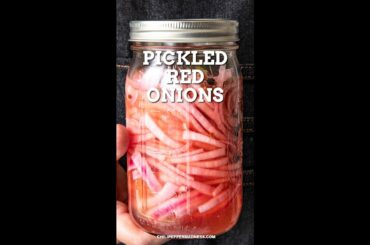 Making Pickled Red Onions #shorts
