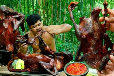 Smoked Duck BBQ | Smoked Whole Duck Recipe | Hot Spicy Chili Sauce.