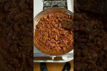 leftover rib chili SOOOOO GOOD