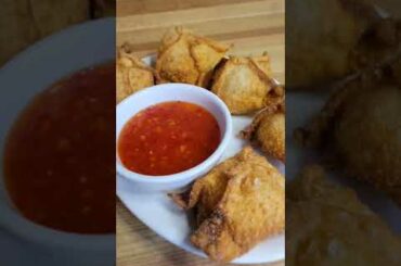 Delicious Crab Rangoon!