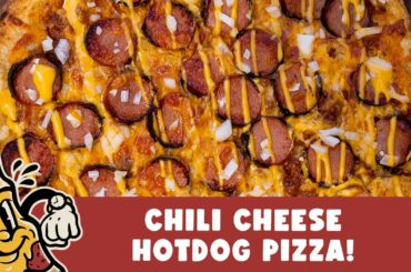Chili Cheese Dog Pizza!