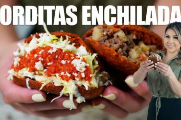 If You Have Ground Beef and Potatoes You Should Make GORDITAS ENCHILADAS