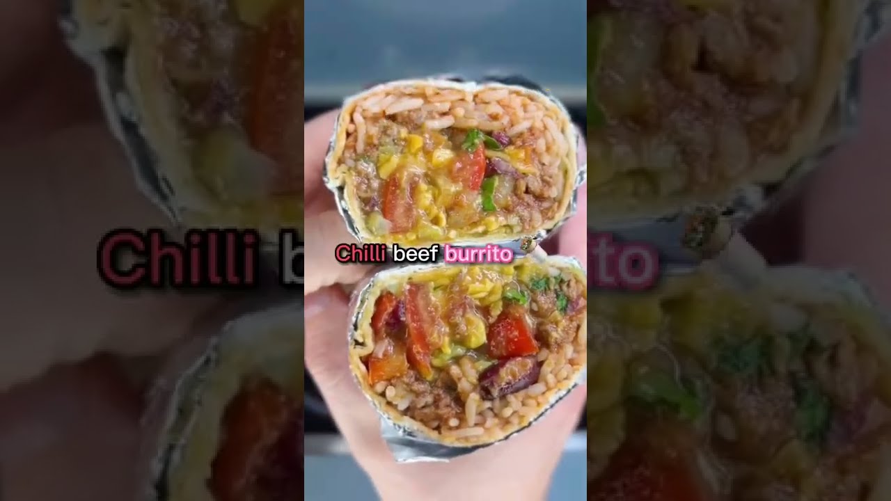 490 Calorie Beef Chili Burrito shorts lowcalorie IG/thecoynemethod
