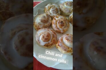 chili and cinnamon rolls  #shorts