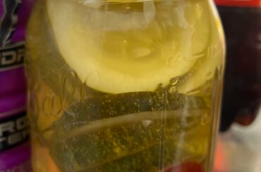 Homemade ghost pepper pickles!