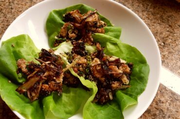 Kicked my butt. It is so incredibly tasty though (homemade chicken larb)