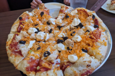 Ate Habinero Pizza today at Flying Pie in Meridian, Idaho. There are 3 levels, this is level 2. I had them put the cream cheese on because I happen to really like cream cheese. My son (11) and I ate half of it. There will be a reckoning later today when I experience the heat for a 2nd time.