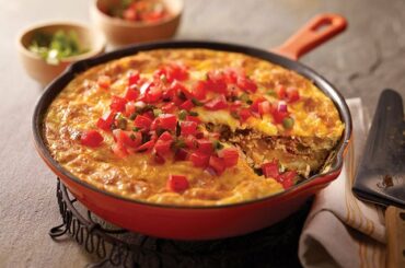 Chorizo, Potato & Green Chile Omelet [recipe]