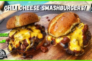 CHILI CHEESE SMASHBURGERS ON THE PIT BOSS ULTIMATE GRIDDLE!