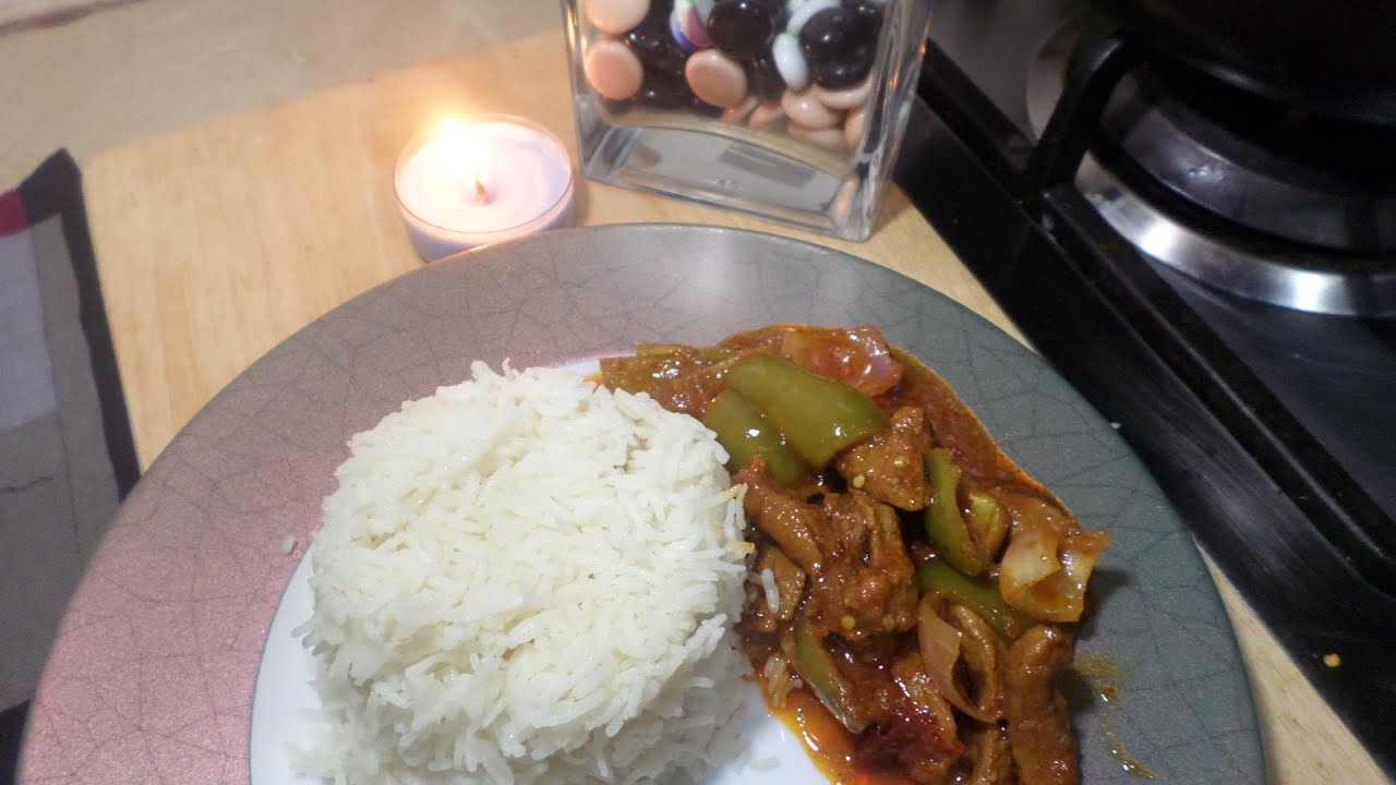 Beef Chili Dry Chinese style hot and spicy Stir fry Chinese Beef