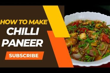 How to make chilli paneer || Chilli paneer recipe