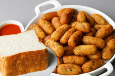 Bread Potato Mini Roll Recipe | Potato Bread Snacks Recipe | Easy & Delicious Bread & Potato Snacks