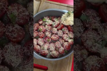 Spicy Gratin Tomatoes #shorts