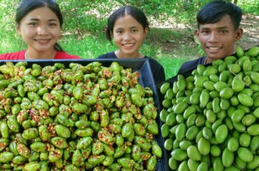 Organic Fruit At The Farm / Asmr Mdenh Fruit - Eat Chili Salt Mdenh Is Delicious.
