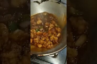 homemade chili chicken  #chilichicken#chicken #foodlover #streetfood #shorts