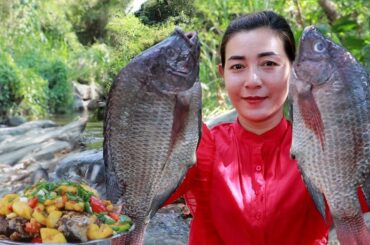 Stir-fry fish with vegetable recipe- Yummy cooking fish