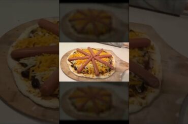 A Chili Cheese Dog Pizza!
