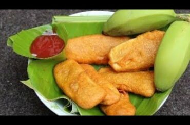 Green Banana# Onion# green chili# pakora recipe new styles