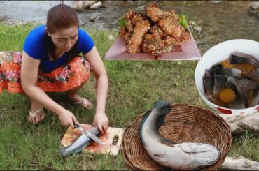 Testy cooking stir fry fish with egg recipe- Yummy cooking fish