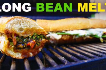 Grilled Chinese long bean sandwich (BRINGING SEXY BEANS E2)
