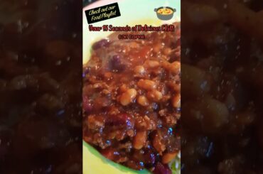 15 Seconds of Delicious Chilli Con Carne #chiliconcarne #rice #delicious #flavour #spices #shorts