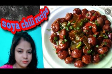 Soya chili recipe menchuriyan recipe