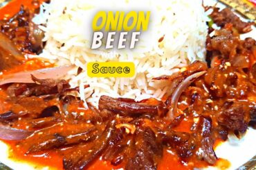 Onion Beef with Sauce| Stir Fry Beef with Onion| Stir Fry Onion Beef| Beef with Onion| Dry Beef