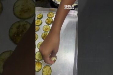 #TAMKidsRecipes - Cheesy Zuchini Slices | Healthy Snack Recipe