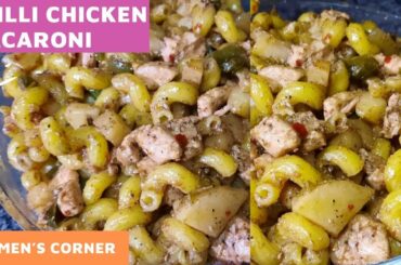 Chili Chicken Macaroni Recipe | How To Make Chicken Macaroni | Women's Corner