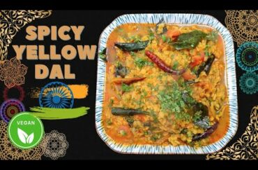How To Make Indian Dal | Yellow Dal | Vegan Recipes