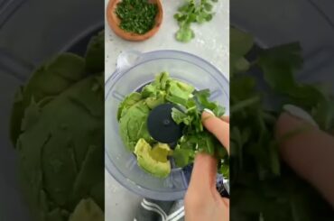 Crispy Chili Smashed Potatoes with Avocado Chimichurri