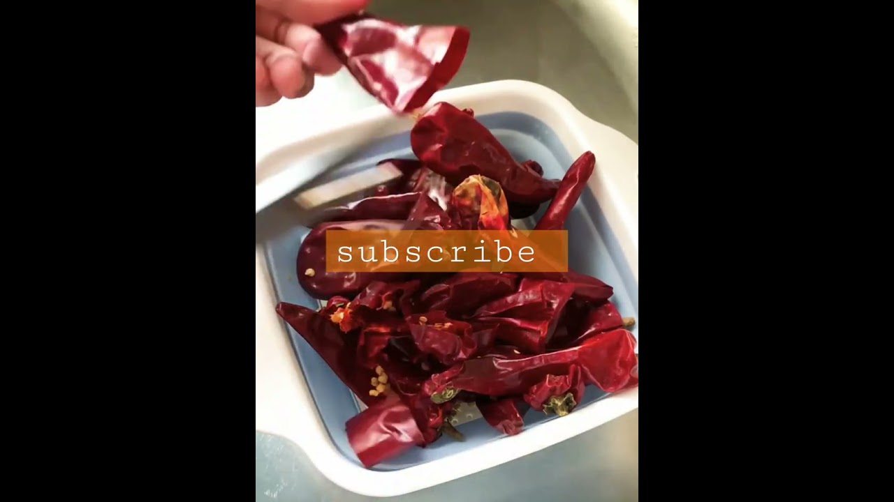 Chili paste, chilli paste recipe, how to make chili paste, cafe Street