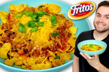 Frito Pie with Homemade Chili - Cooking With Timmy! - Walking Taco Recipe