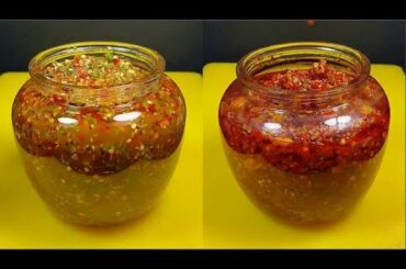 Two heirloom chili sauce recipes - With and without onions