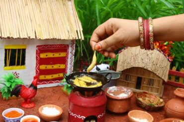 Miniature Green Chili Pakora | Mini Pakora Recipe | Mini Cooking