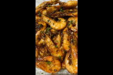 Chili Garlic Butter Shrimp in Oyster sauce || Short