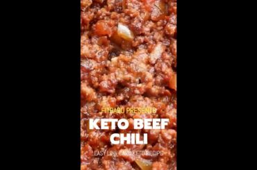 Keto Beef Chili #shorts