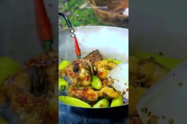 Cook Fish with Green Chili #Shorts